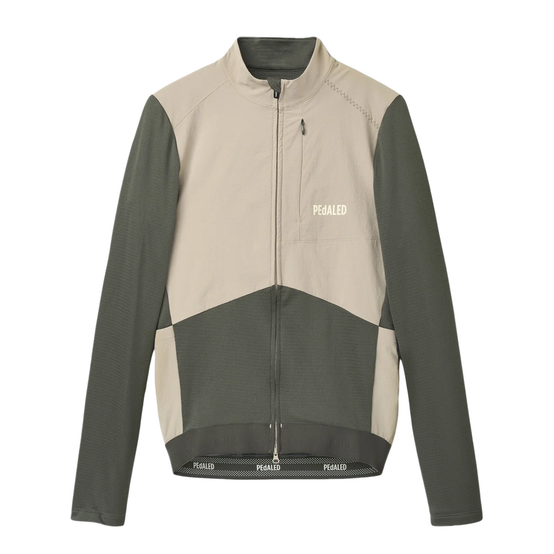 Pedaled Odyssey Windblock Merino Long Sleeve Jersey Radtrikot langarm Grey Ink