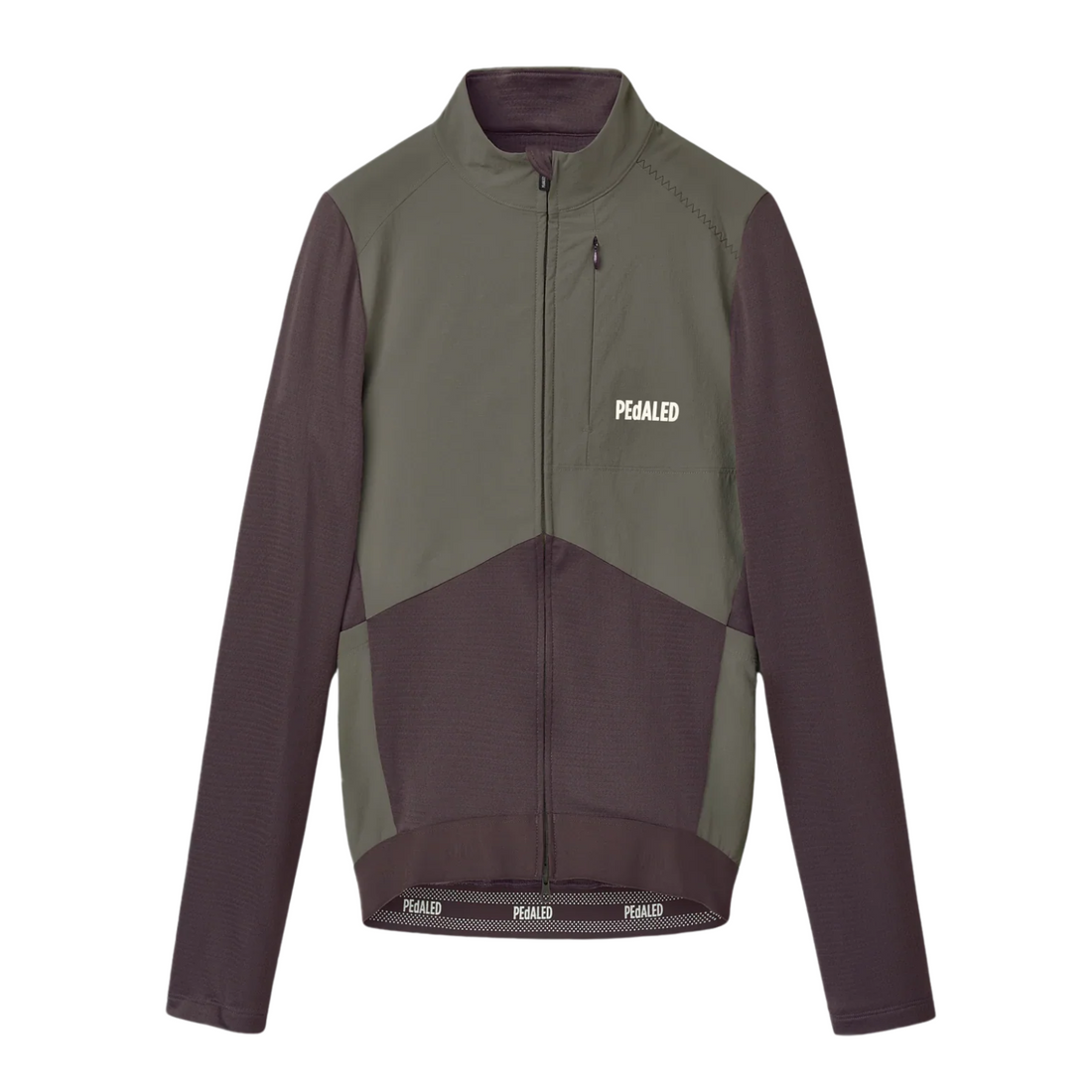 Pedaled Odyssey Windblock Women's Merino Long Sleeve Jersey Radtrikot langarm Raisin Purple