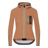 Café du Cycliste Ingrid Women's Microfleece Jersey Radtrikot langarm Cashew