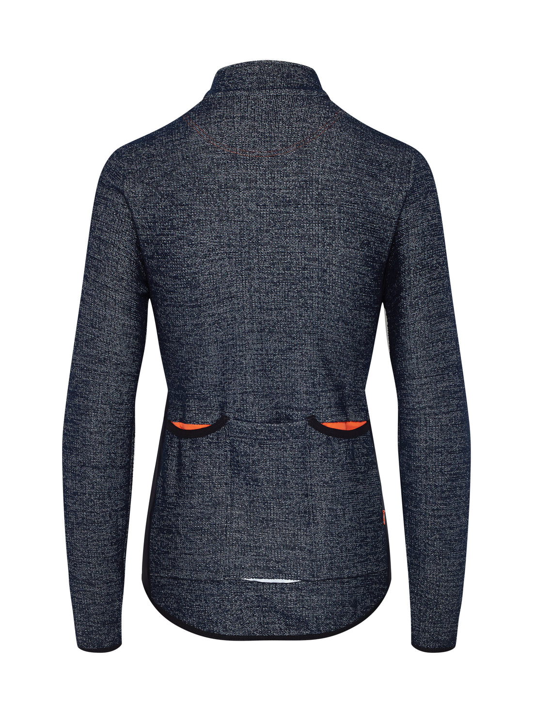 Café du Cycliste Marguerite Women's Long Sleeve Merino Cycling Jersey Radtrikot Navy