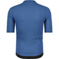 Universal Colours Mono Men’s Thermal Short Sleeve Jersey Radtrikot French Blue