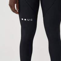 Universal Colours Mono Men's Bib Tight Winter-Radhose Black
