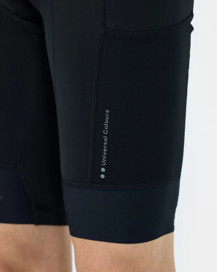 Universal Colours Mono Cargo Men's Bib Shorts 2.0 Radhose Black