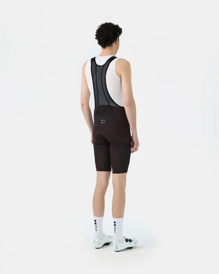 Universal Colours Mono Cargo Men's Bib Shorts 2.0 Radhose Heavy Bark Brown