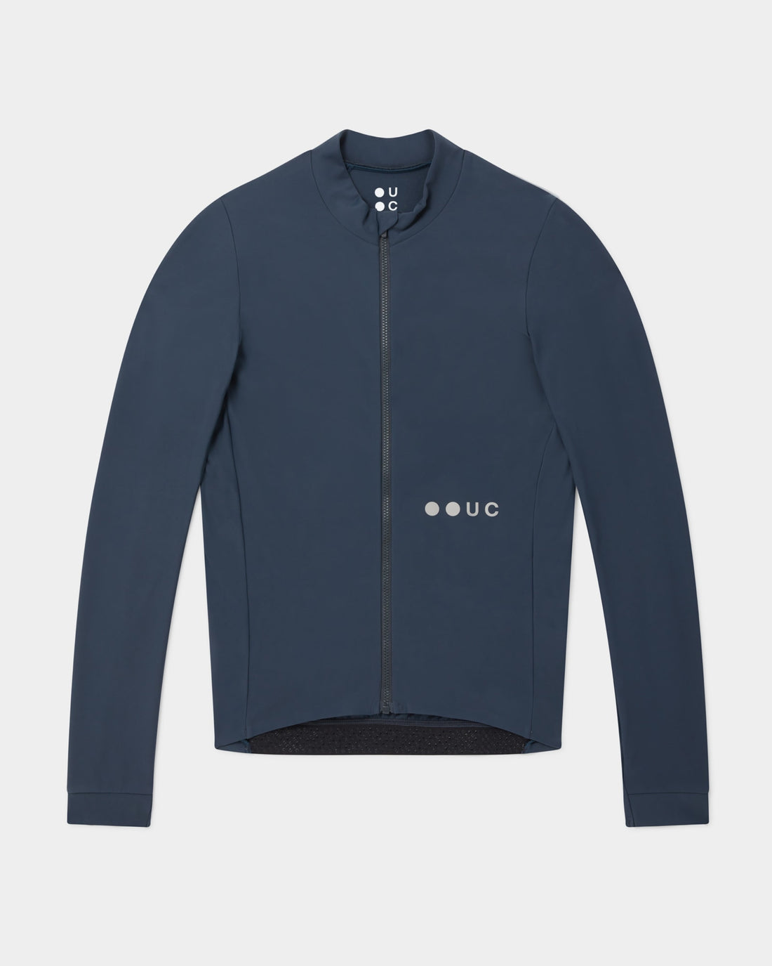 Universal Colours Mens Mono Long Sleeve Jersey Radtrikot langarm Eclipse Navy