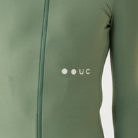 Universal Colours Mens Mono Long Sleeve Jersey Radtrikot langarm Verdant Ash