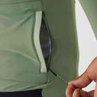 Universal Colours Mens Mono Long Sleeve Jersey Radtrikot langarm Verdant Ash