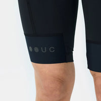 Universal Colors Mono Cuissard à bretelles pour homme Noir