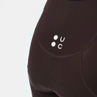Universal Colours Mono Women's Bib Shorts 2.0 Radhose Dark Brown