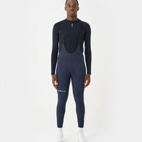Universal Colors Mono Men's Bib Tight pantalon de vélo d'hiver Noir