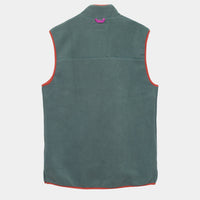 Café du Cycliste Cyrielle Unisex Fleece Gilet Emerald Green