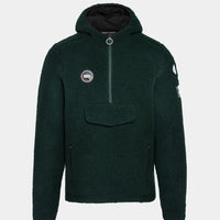 Café du Cycliste Ondine Unisex Fleece Top Dark Green