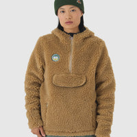 Café du Cycliste Ondine Unisex Fleece Top Sandstone