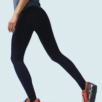 Café du Cycliste Zoe Women's Technical Leggings Training Leggings Navy