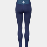 Café du Cycliste Zoe Women's Technical Leggings Training Leggings Navy