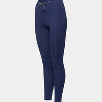 Café du Cycliste Zoe Women's Technical Leggings Training Leggings Navy