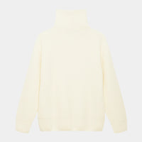 Café du Cycliste Alina Unisex Wool Pullover Chalk