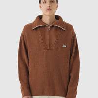 Café du Cycliste Alina Unisex Wool Pullover Cashew