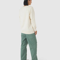 Café du Cycliste Marlene Unisex Cotton Sweatshirt Chalk