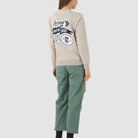 Café du Cycliste Marlene Unisex Cotton Sweatshirt Pearl Grey