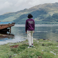 Café du Cycliste Marlene Unisex Cotton Sweatshirt Quetsche