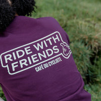 Café du Cycliste Marlene Unisex Cotton Sweatshirt Quetsche