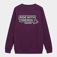 Café du Cycliste Marlene Unisex Cotton Sweatshirt Quetsche