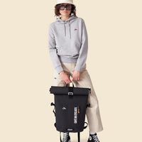 Café du Cycliste Rolande Unisex Cotton Hoodie Baumwoll-Hoodie Grey Melange