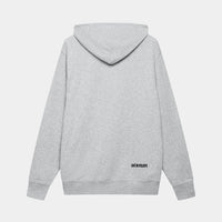 Café du Cycliste Rolande Unisex Cotton Hoodie Baumwoll-Hoodie Grey Melange