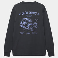 Café du Cycliste Unisex Unisex Maria Cotton T-Shirt Anthracite