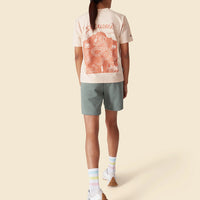 Café du Cycliste Unisex Cotton T-Shirt Col Sa Calobra Sand