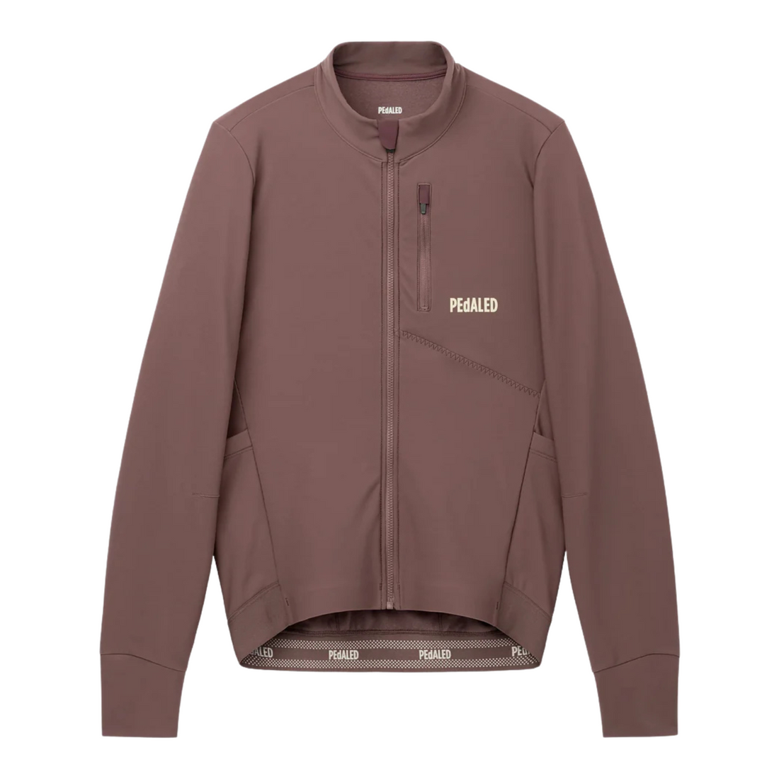 Pedaled Odyssey Long Sleeve Jersey Radtrikot langarm Brown