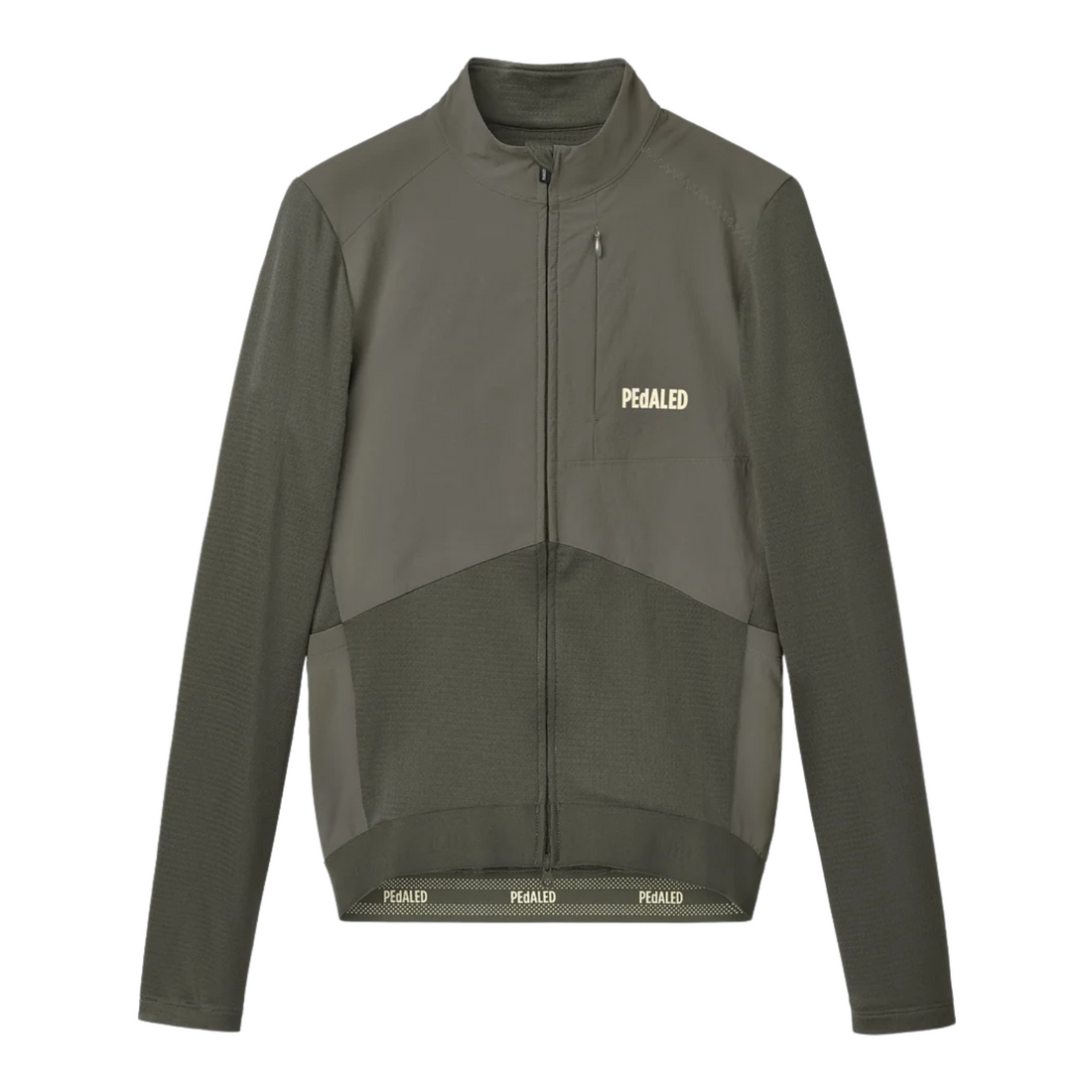 Pedaled Odyssey Windblock Merino Long Sleeve Jersey Radtrikot langarm Grey Ink