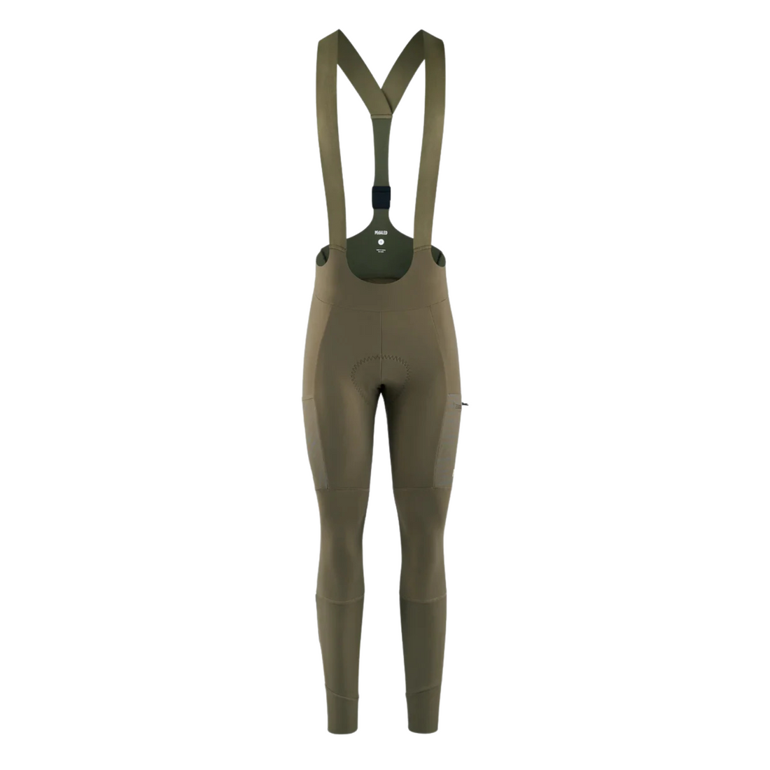 Pedaled Odyssey Women's Tight Thermo Trägerhose Military Green