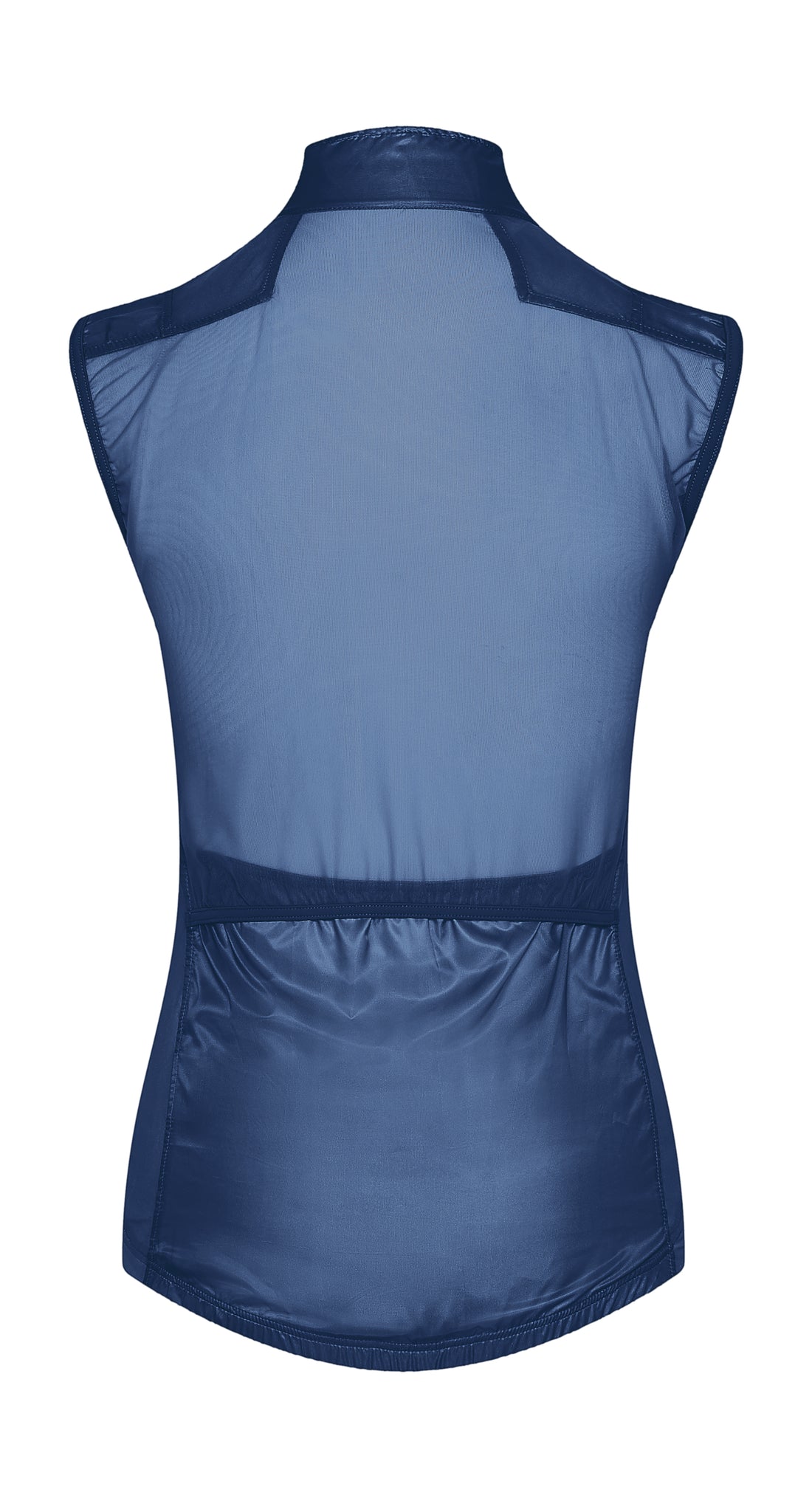 Café du Cycliste Petra Women's Superlight Gilet Windweste Peacock Blue