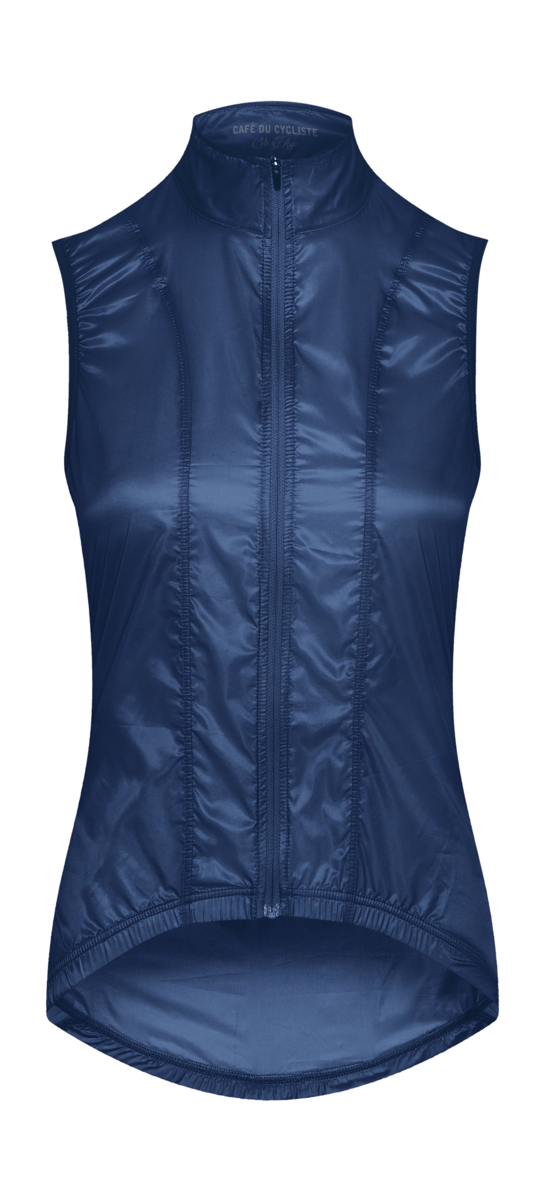 Café du Cycliste Petra Women's Superlight Gilet Windweste Peacock Blue