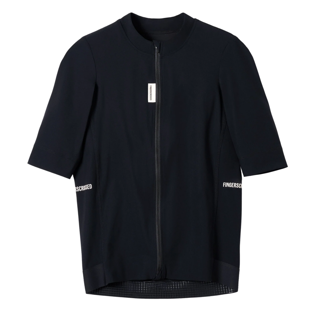 Fingercrossed Road Jersey Men Radtrikot Black