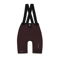 Universal Colours Mono Women's Bib Shorts 2.0 Radhose Dark Brown