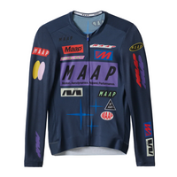 Maap Men's Drome Pro Air LS Jersey 3.0 Radtrikot langarm Midnight
