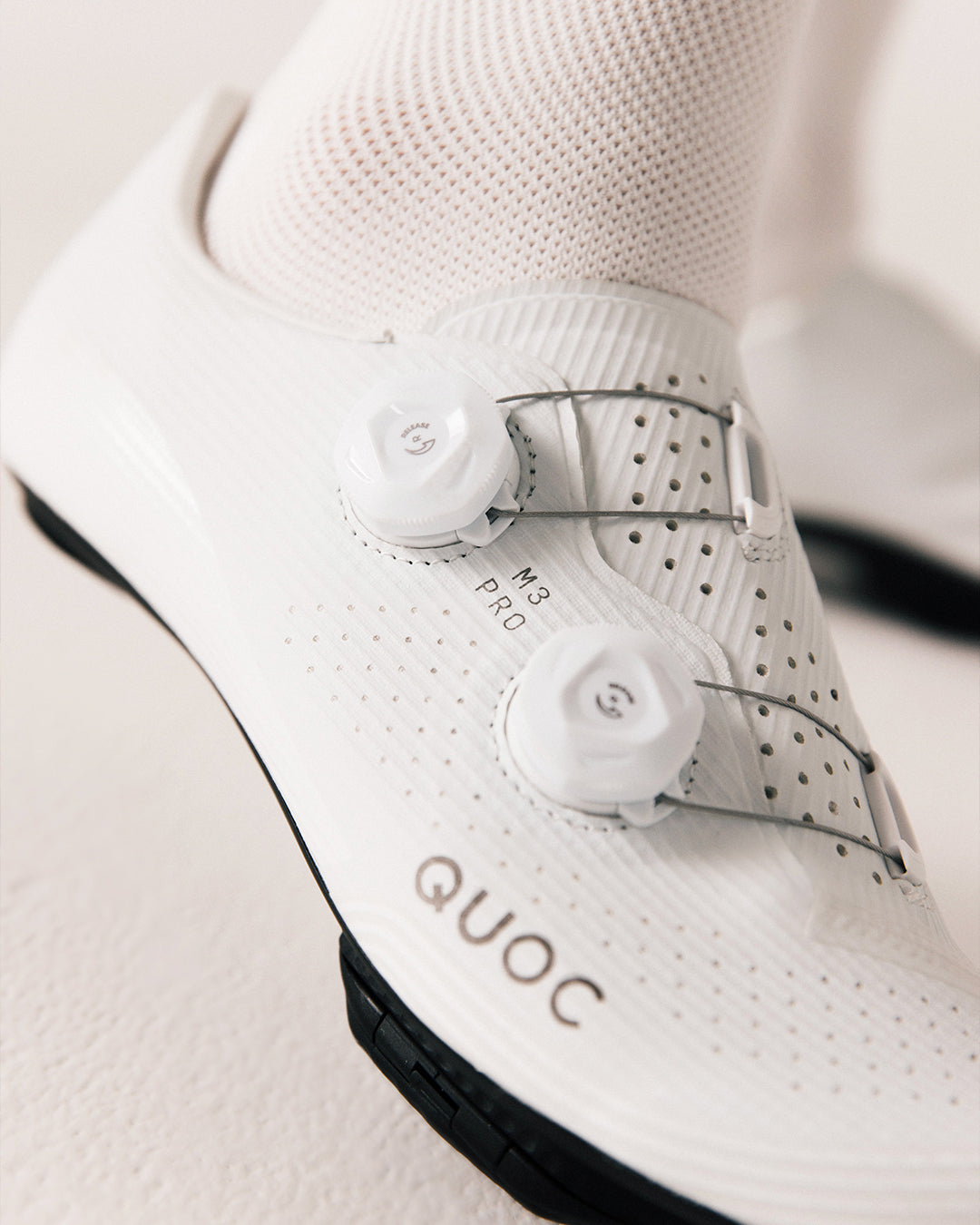 Quoc M3 Pro Road Shoes Rennradschuhe White