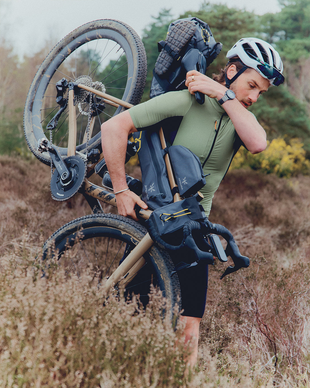 Quoc Gran Tourer XC Off Road Shoes Gravelschuhe Moss