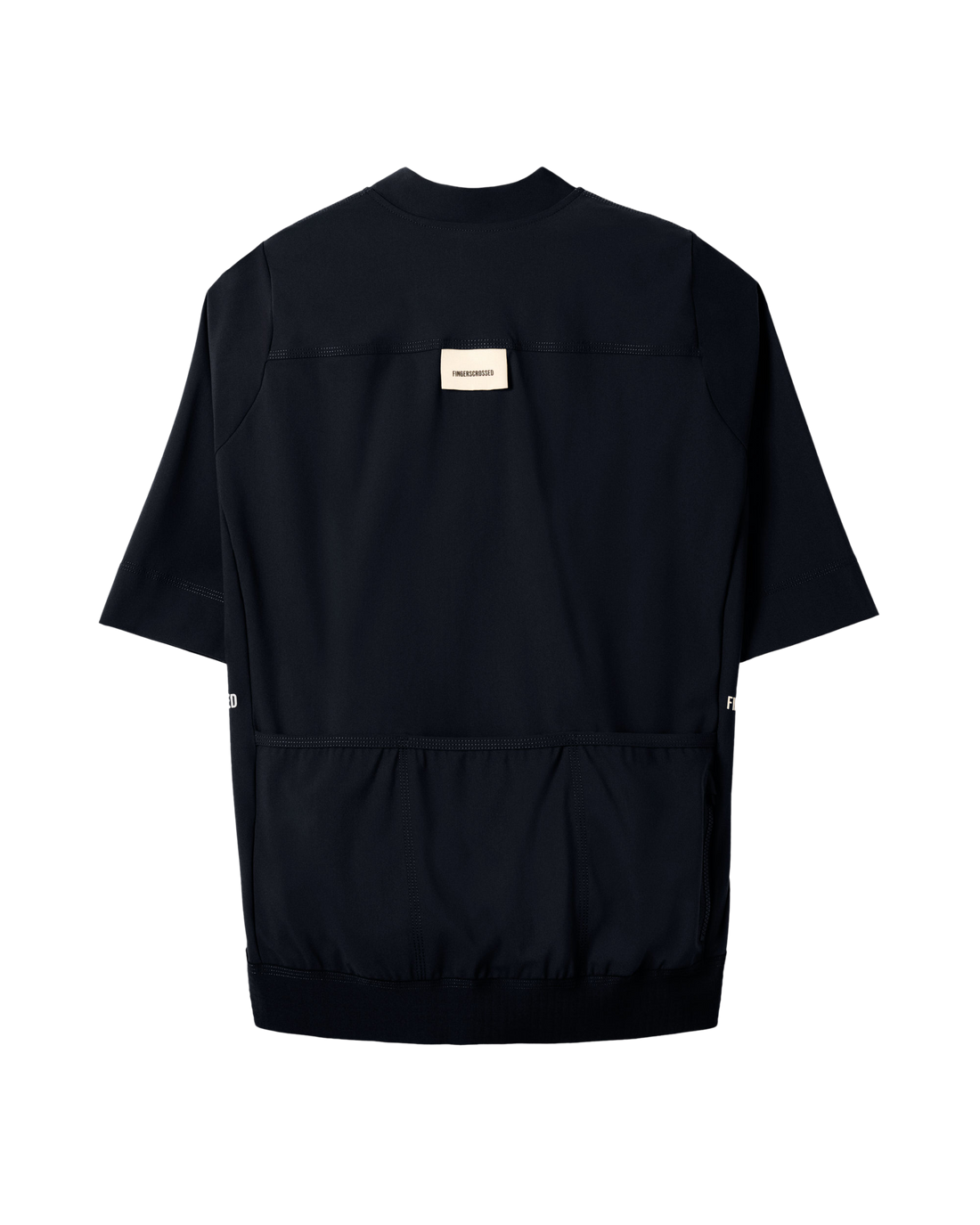 Fingercrossed Road Jersey Men Radtrikot Black
