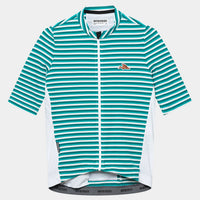 Café du Cycliste Romy Men's Jersey Radtrikot White / Dark Sea