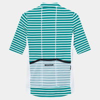 Café du Cycliste Romy Women's Jersey Radtrikot White Dark Sea