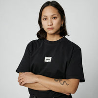 Fingerscrossed Tee Classic Logo Unisex T-Shirt Movement Type Black