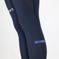 Pantaloni da ciclismo invernali Universal Colors Mono Bib Tight da donna blu navy