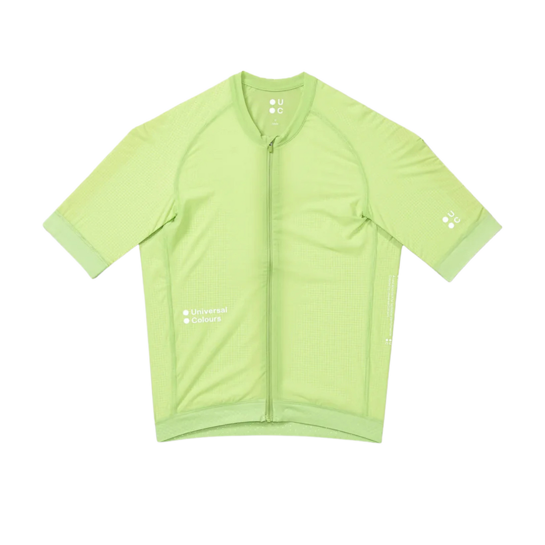Universal Colours Chroma Men's Short Sleeve Jersey Radtrikot Bright Lime