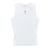 Universal Colours Mono Men's Sleeveless Base Layer Unterhemd White