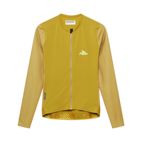 Café du Cycliste Andrea Women's Superlight Long Sleeve Cycling Jersey Radtrikot langarm Golden Olive