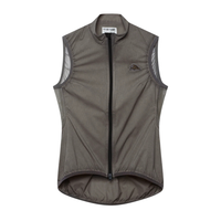Café du Cycliste Edith Women's Cycling Gilet Windweste Charcoal